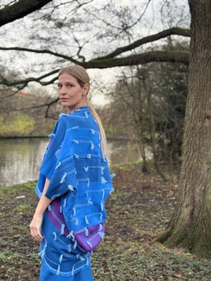 NEW! Morning Fog Wool Kimono Aranya