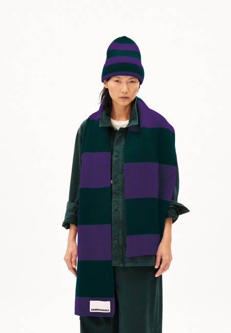 CLAASAS COLORBLOCK| indigo lilac-teal stone