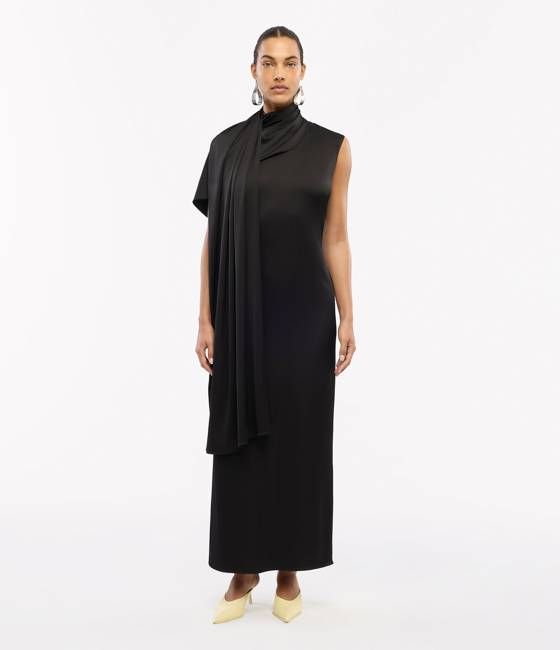 Scarf Dress - Resale | Black