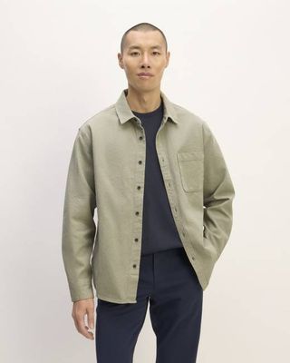 The Canvas Organic Cotton Overshirt | Sage Green