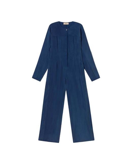 Blue Cupro Marcia jumpsuit