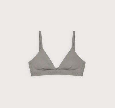 Core-Rib-Bralette mit Dreiecksmuster