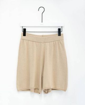 Gertie Organic Cotton Shorts in Sand
