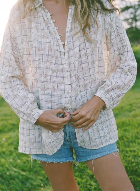 The Carol Blouse | Rose Trellis