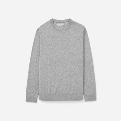 The Grade-A Cashmere Crew |  Heathered Grey