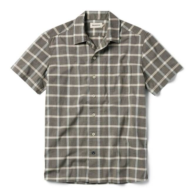 The Short Sleeve Hawthorne in Espresso Plaid
