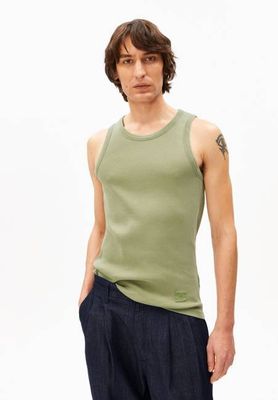 GMT DYE TANK TOP | fatigue green washed