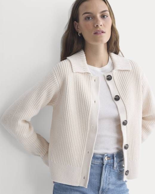 Shrunken Cardigan in Everyday Cotton | Canvas