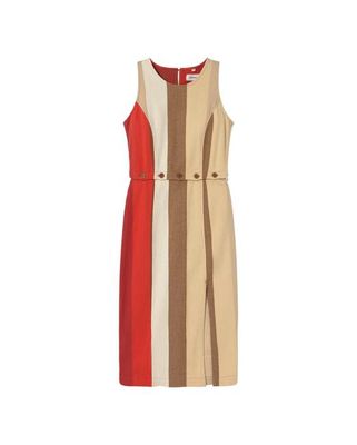 Striped detachable sandfire Wila dress