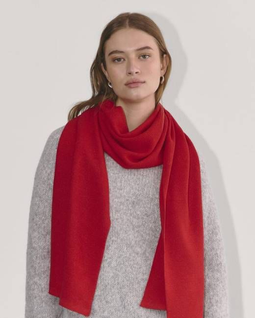 The Cabin Scarf | Classic Red