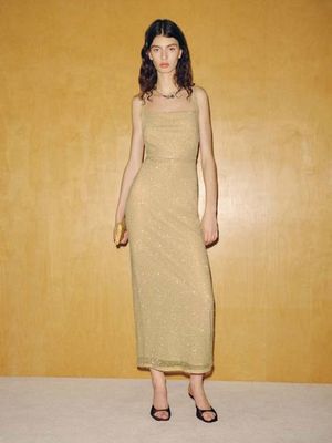 Mineral Low Back Knit Dress