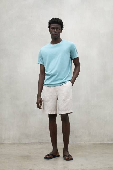 WATER GREEN VENT T-SHIRT