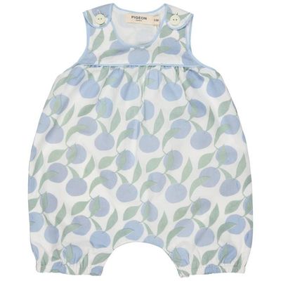 Playsuit für Babys - Orange, Blau