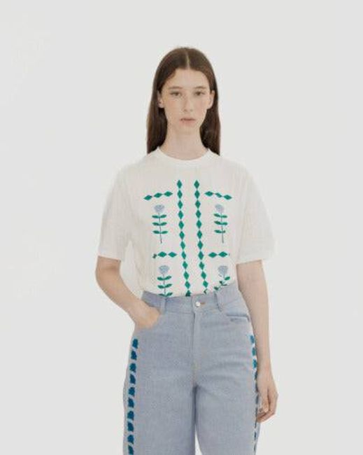 Tiny Big Sister Flowers Tee