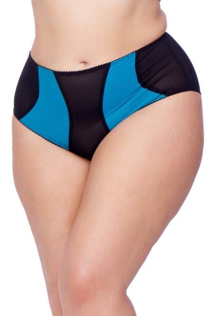 LANA mesh ouvert high waist brief
