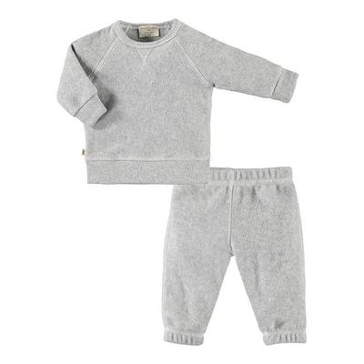 Brushed Fleece Sweatshirt and Sweatpant Set
