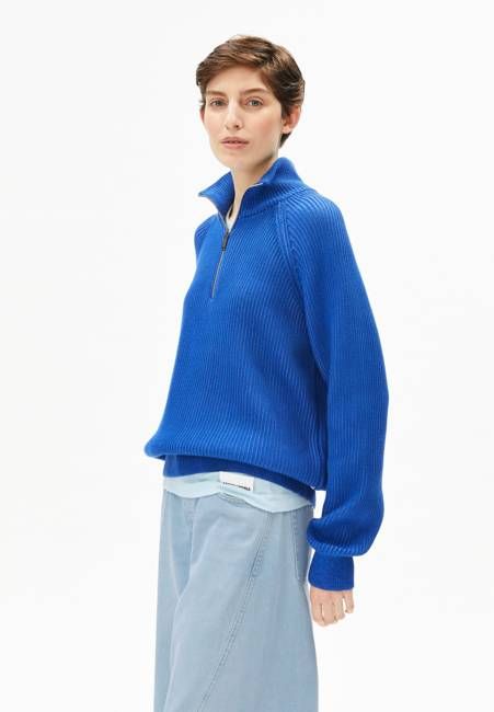 TROYER VANISÉ KNIT SWEATER | dynamo blue-light dynamo blue