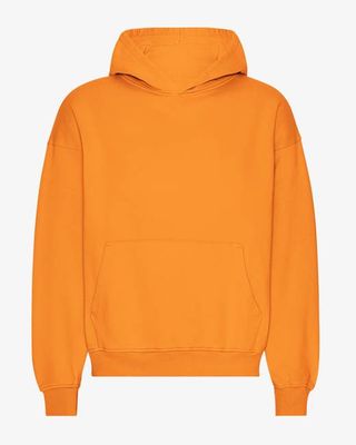 Organic Oversized Hood - Sunny Orange