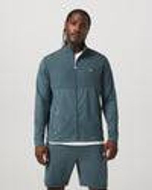 Sunday Element Track Jacket | Men's Blue Sea Heather Jacket | Vuori