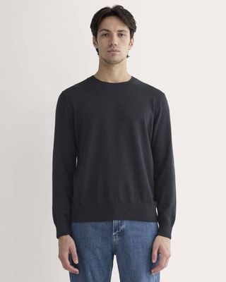 The No-Sweat Sweater | Uniform | Heathered Midnight