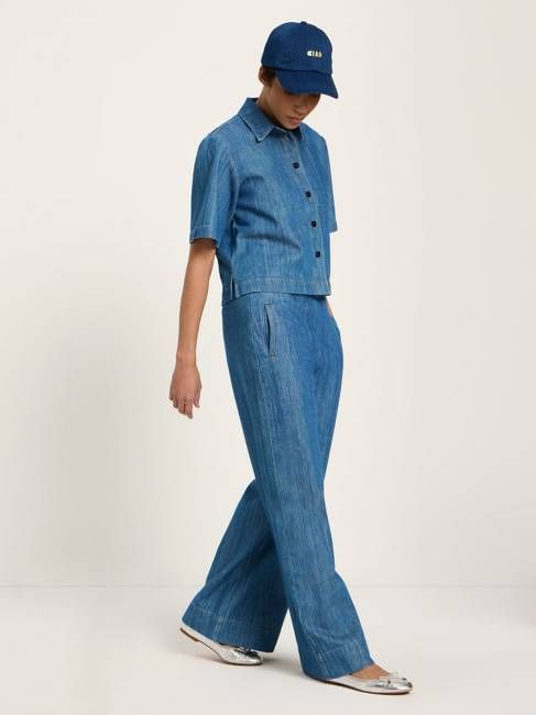 Jeans with elastic waistband (GOTS)