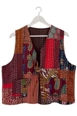 NEU! Vintage Patchwork Stories Weste Nr.5