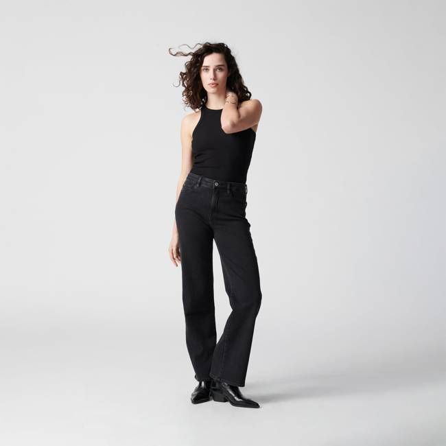 DEW Flared Soft Denim - Classic - Black Denim