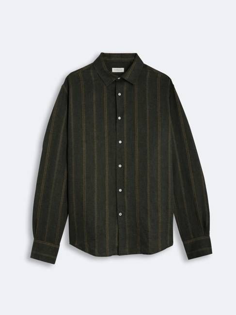 Linen Shirt Lugano Forest