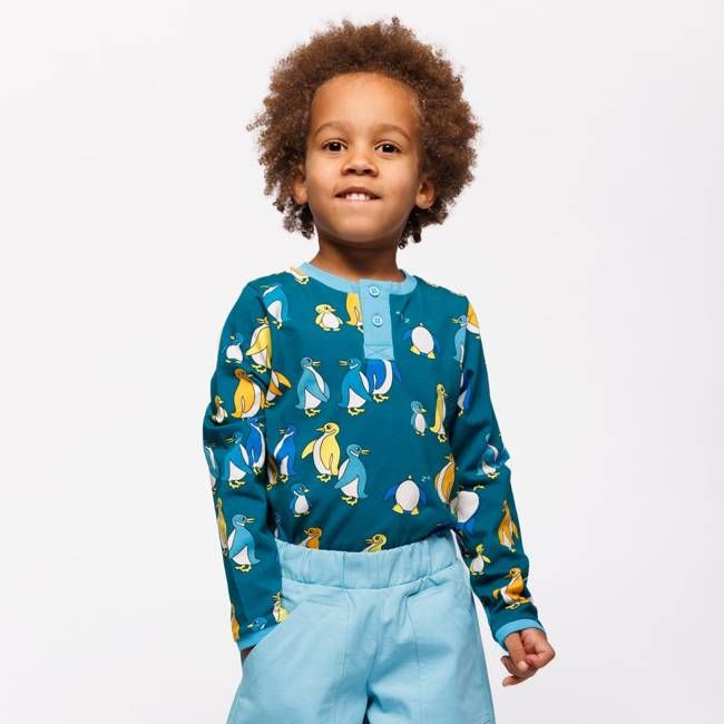 Wagener long-sleeved top with penguins