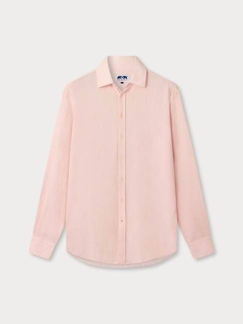 Men's Pastel Pink Galliot Cotton Shirt