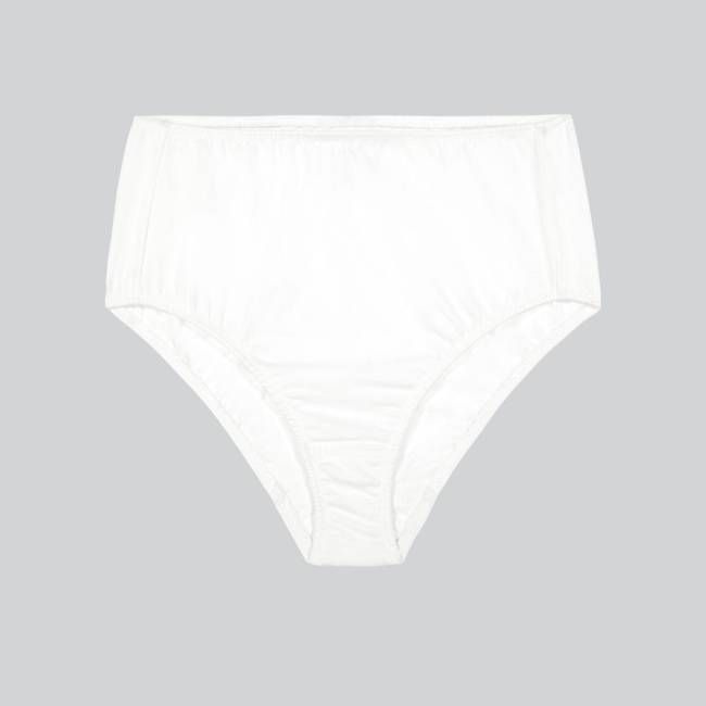 Compostable Organic Cotton High-Waist Brief