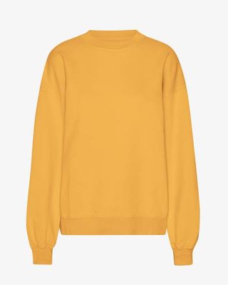 Organic Oversized Crew - Burned Yellow