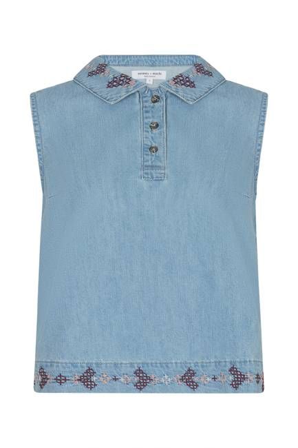 Tobi Tank Top In Summer Sky