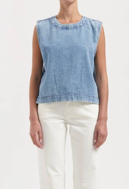 Noa Top - Stone Vintage