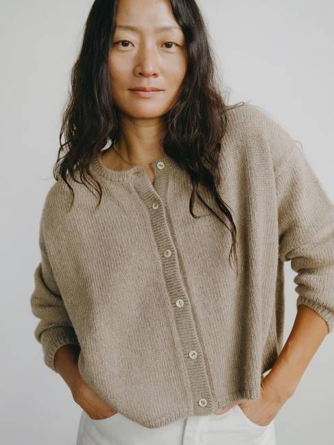 Everyday Cardigan, Baby Alpaca, Brush