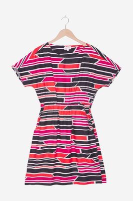 Webkleid mit Alloverprint RS