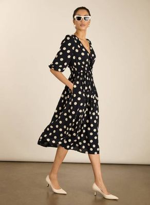 Olesia Printed Midi Dress