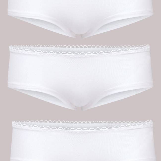 Bio Hipster Set: 3x weiß - kaufen