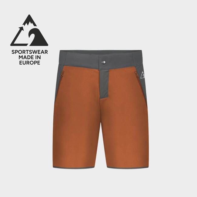 EU-phoric Lightweight Adventure Shorts Orange-Brown