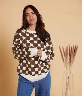 Felix Sweater - Taupe/Teak