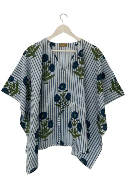 NEW! Block Print Kaftan Top No. 106