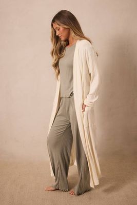 Preorder | Cream Pointelle Robe