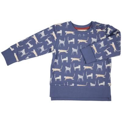 Cat Sweatshirt - Cats, Blue