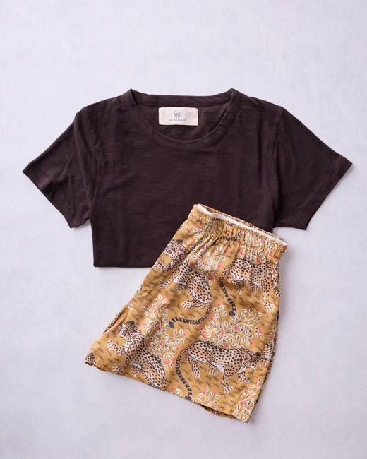 Bagheera - Eco Satin Boyfriend Boxers & Saturday Tee Bundle - Multi