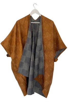 Vintage Silk Trudi Poncho No.50 Jodhpur Edit