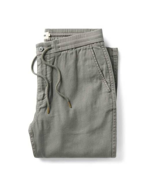 The Roamer Pant in Smoked Olive Broken Twill