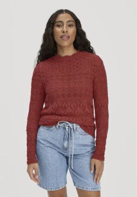 Knitted sweater regular made of pure organic cotton