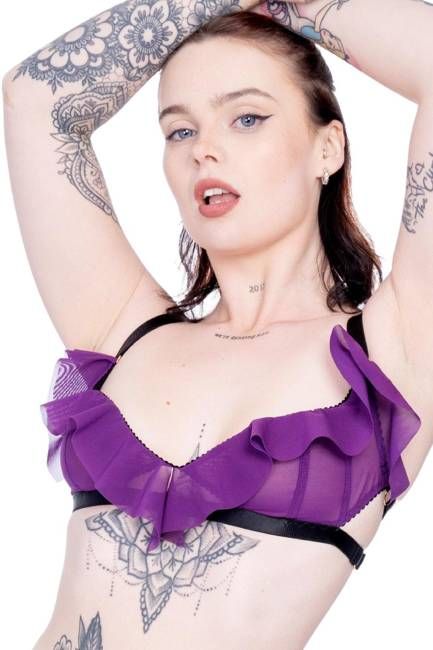 SALEMA mesh soft cup bra