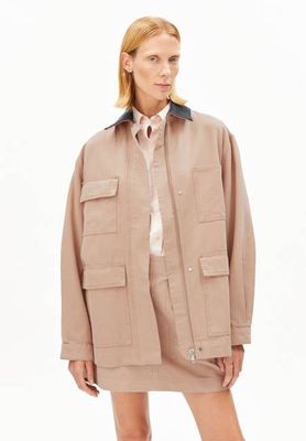 WORKWEAR CANVAS JACKET | true camel