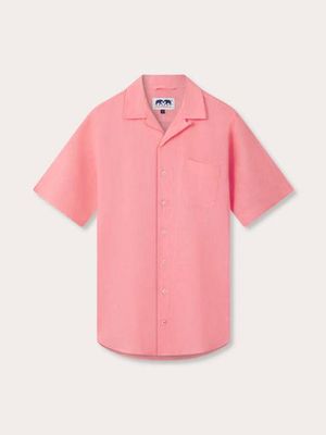 Men's Watermelon Arawak Linen Shirt